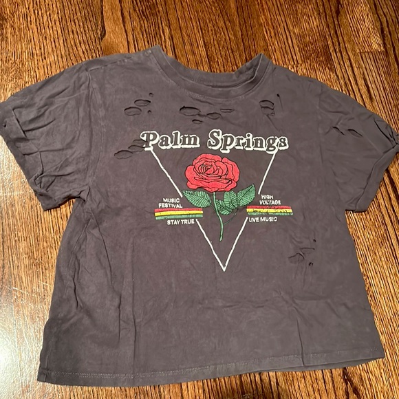 Crop graphic T-shirt - Picture 1 of 1